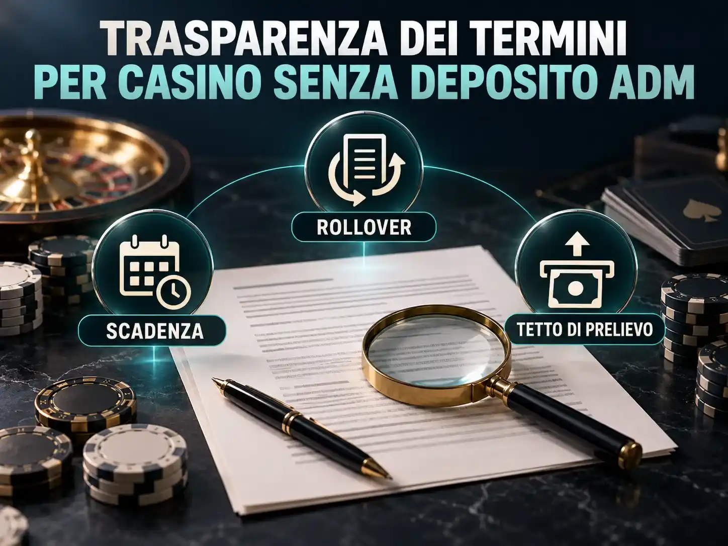 Trasparenza dei Termini per Casino Senza Deposito ADM